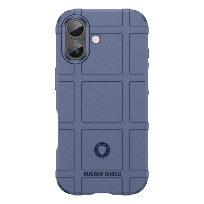 A-One Brand - iPhone 17 Mobilskal Grid Design Scratch-Proof Soft TPU - Blå
