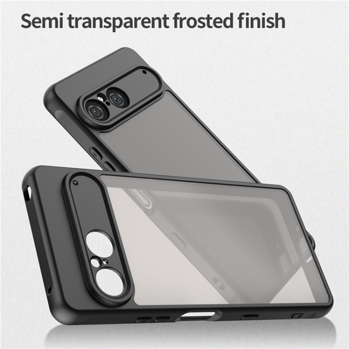A-One Brand - Sony Xperia 10 VII Mobilskal Frosted Translucent - Svart