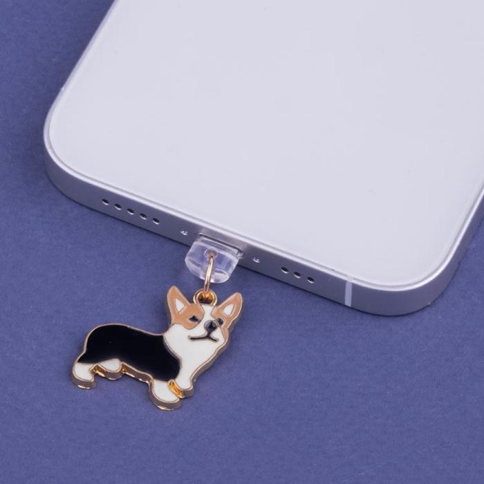 OEM - Hängande Charms HUNDAR för Mobil (USB-C)