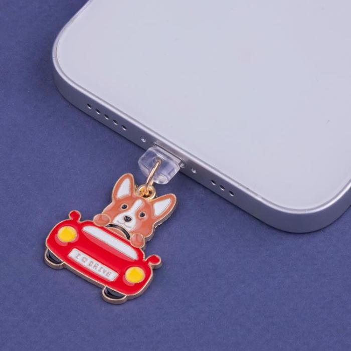 OEM - Hängande Charms HUNDAR för Mobil (USB-C)