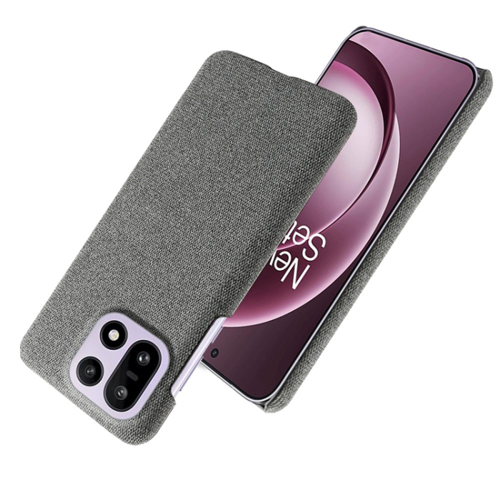 A-One Brand - OnePlus 15 5G Mobilskal Cloth Texture Anti-Scratch - Grå