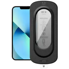 A-One Brand - H&auml;rdat glas Sk&auml;rmskydd F&ouml;r Apple iPhone 13 Anti-Spy med Installationsverktyg