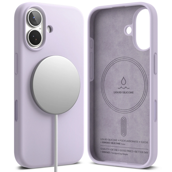 Tech-Protect - Tech-Protect iPhone 17 Mobilskal Magsafe Magnetic Silikon - Ljuslila