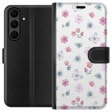 iSecrets - Plånboksfodral till Samsung Galaxy S25 FE med Blommor och fjärillar