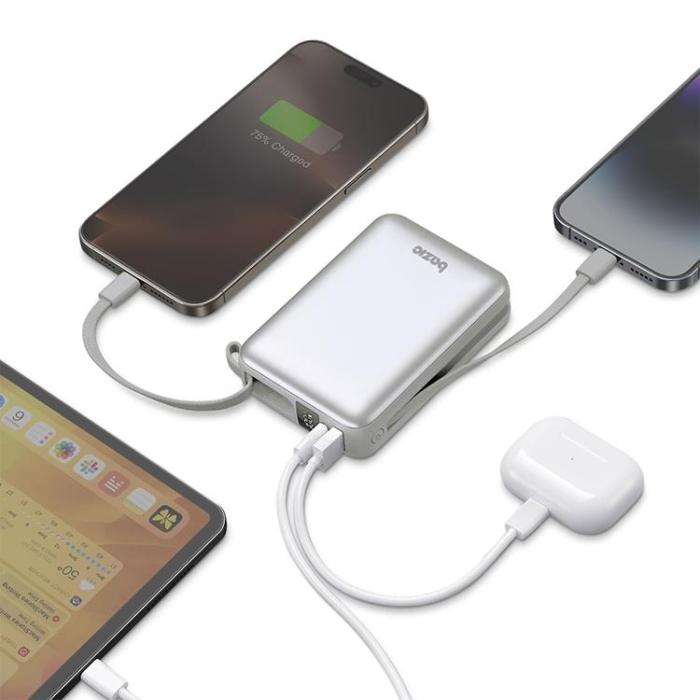 ENERGEA - Bazic Fusion 4in1 PowerBank 20000mAh USB-C/Lightning - Grå