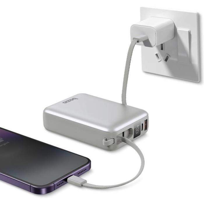 ENERGEA - Bazic Fusion 4in1 PowerBank 20000mAh USB-C/Lightning - Grå