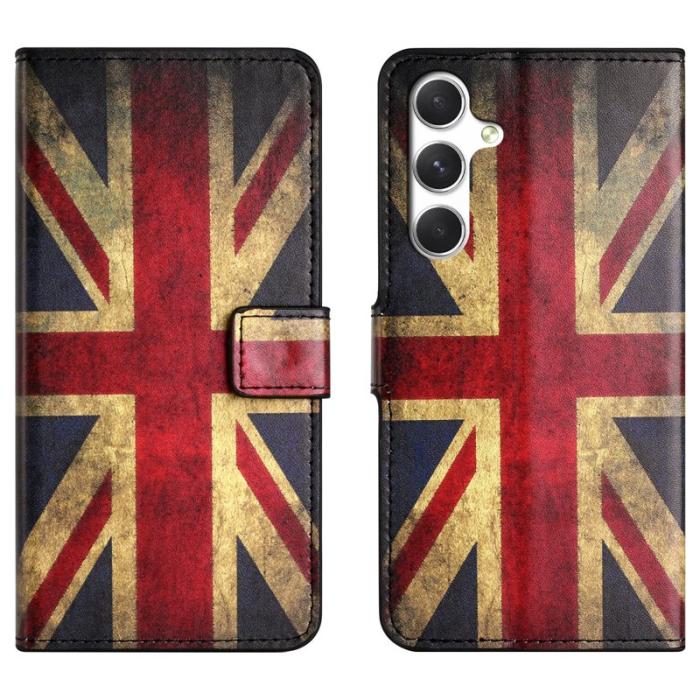OEM - Plånboksfodral för Samsung Galaxy S26 Konstläder - Union Jack
