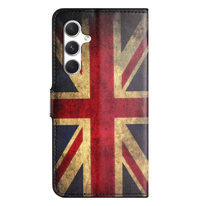 OEM - Plånboksfodral för Samsung Galaxy S26 Konstläder - Union Jack