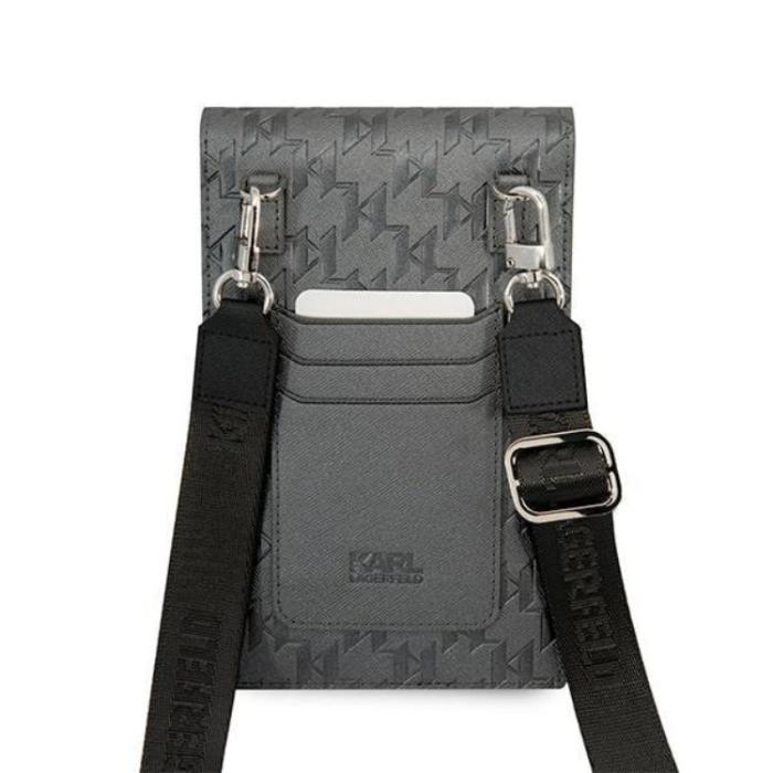KARL LAGERFELD - Karl Lagerfeld Halsbandsfodral Ikonik Karl Monogram Patch - Silver