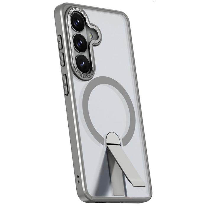 OEM - Mobilskal för Samsung Galaxy S26 Plus Magnetiskt Kickstand TPU - Titangrå