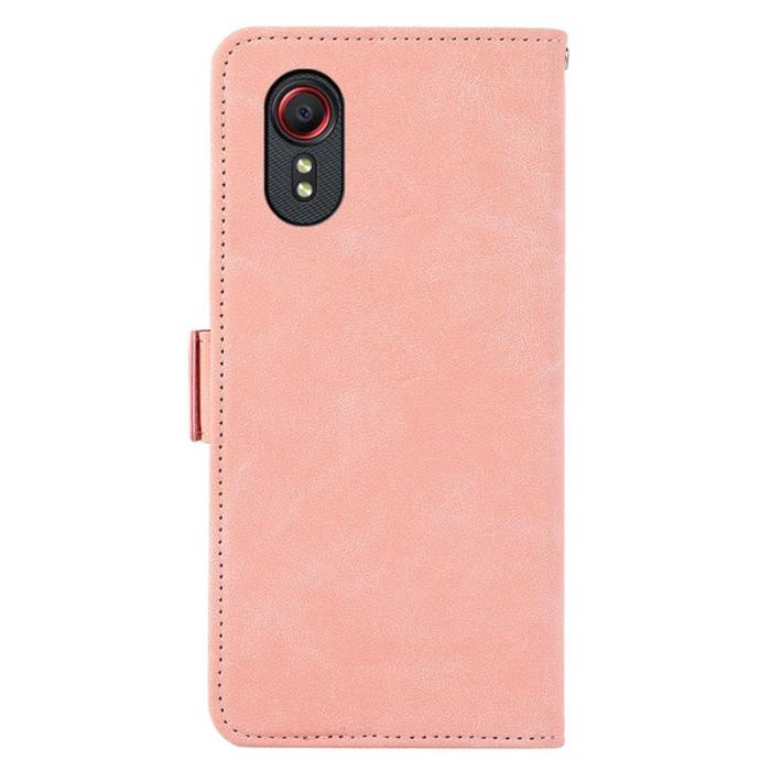ABEEL - ABEEL Samsung Galaxy Xcover 5 Plånboksfodral RFID-Skydd Konstläder Rosa