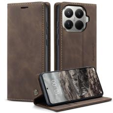 Caseme - CASEME 013 Series Xiaomi 15T Pro Pl&aring;nboksfodral KonstL&auml;der - Kaffe
