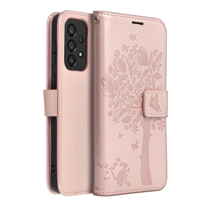 OEM - Forcell Galaxy A33 5G Fodral Mezzo - Träd Rosa Guld