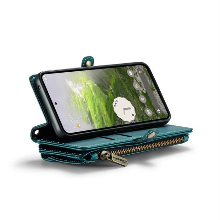 Caseme - CASEME Plånboksfodral Konstläder för Google Pixel 10 Pro/10/9 Pro - Grön