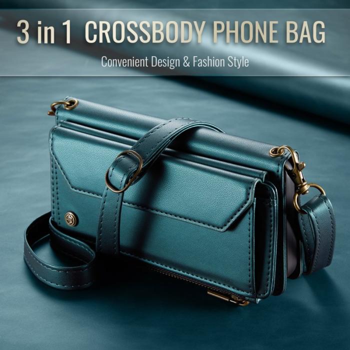 Caseme - CASEME Plånboksfodral Konstläder för Google Pixel 10 Pro/10/9 Pro - Grön