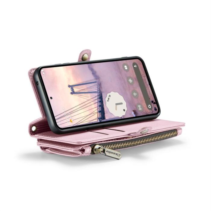 Caseme - CASEME Plånboksfodral Konstläder för Google Pixel 10 Pro/10/9 Pro - Rosa