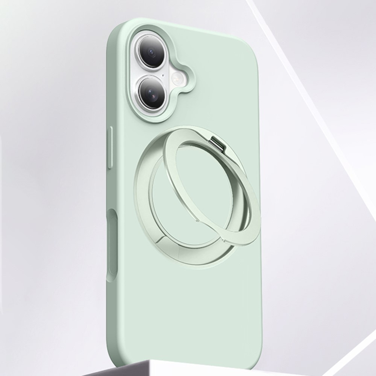 iPhone 16 Mobilskal MagSafe Silikon Roterande Kickstand | 2353 | AlltMobil
