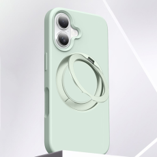 A-One Brand - iPhone 16 Mobilskal MagSafe Silikon Roterande Kickstand