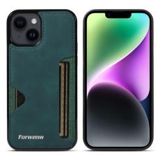 FORWENW - FORWENW F5 Series iPhone 15 Plus Fodral KonstL&auml;der - Gr&ouml;n