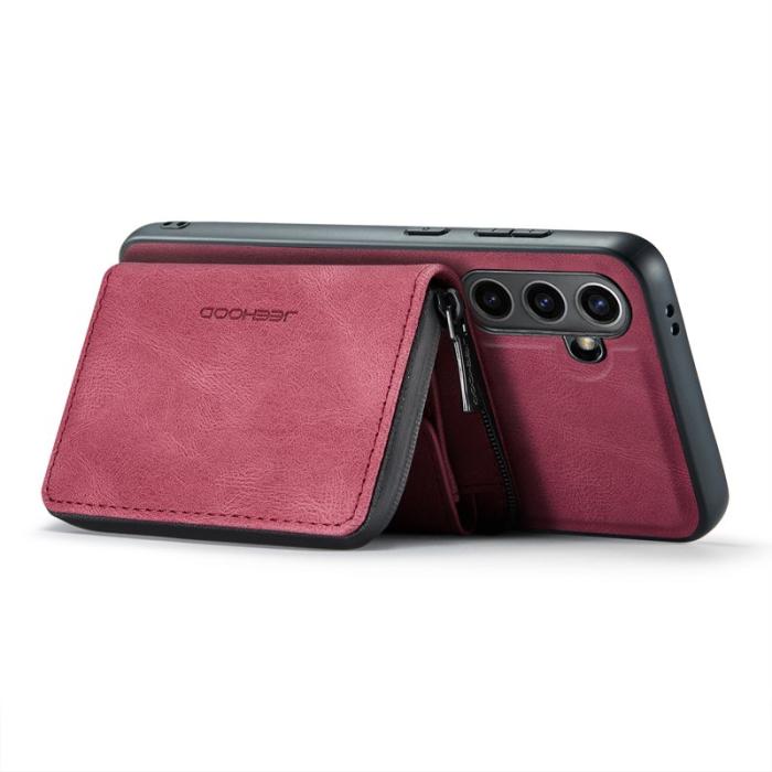 JEEHOOD - JEEHOOD J02 Fodral för Samsung Galaxy S24 FE Röd 2-i-1 TPU