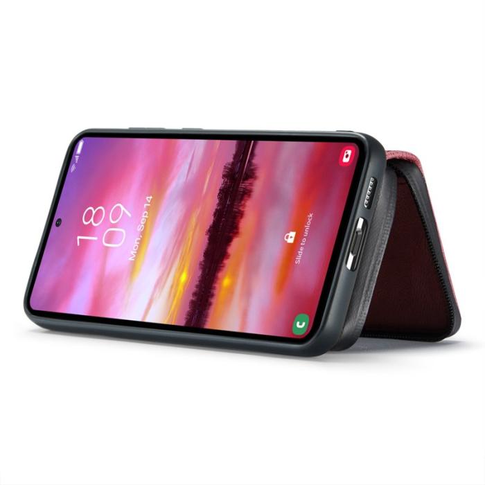 JEEHOOD - JEEHOOD J02 Fodral för Samsung Galaxy S24 FE Röd 2-i-1 TPU