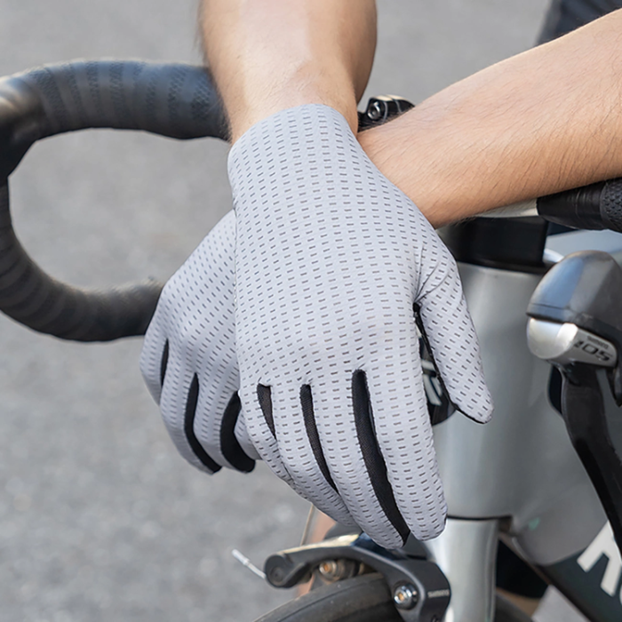Rockbros - Rockbros Andas Cykelhandskar med Full Finger, Storlek: S - Grön