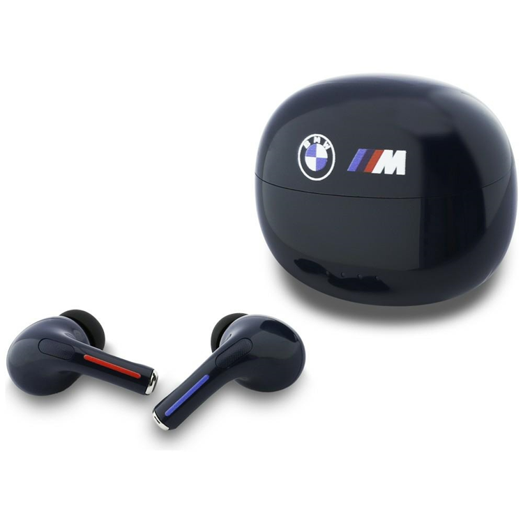 BMW TWS Bluetooth In-Ear Hörlurar Printed Logo - Marinblå | 505771 | AlltMobil