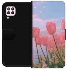 iSecrets - Plånboksfodral till Huawei P40 lite med Rosa Tulpaner