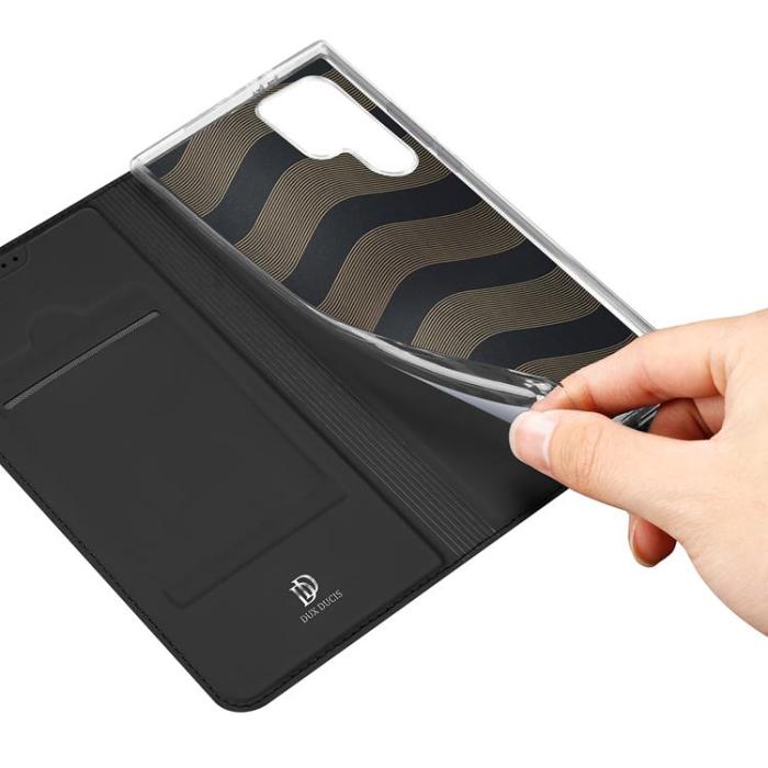 Dux Ducis - Dux Ducis Galaxy S24 Ultra Plånboksfodral Skin Pro med Flap - Svart