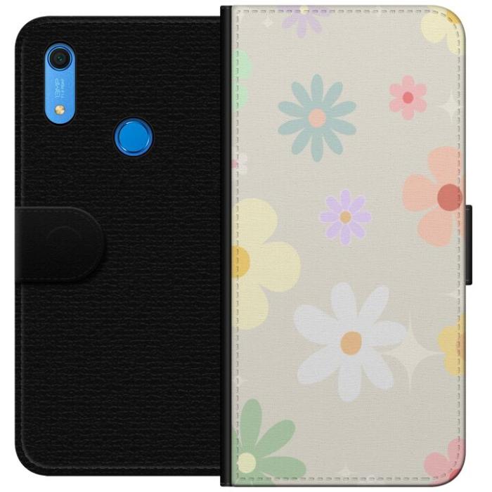 iSecrets - Plånboksfodral till Huawei Y6s (2019) med fejdande blommor