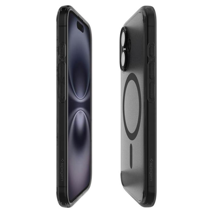 Spigen - Spigen iPhone 16 Mobilskal Magsafe Ultra Hybrid ”T” - Frost Svart