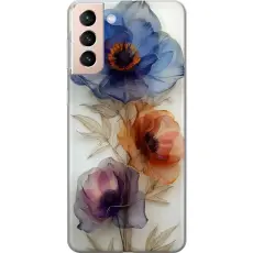 Gustaf - Mobilskal till Samsung Galaxy S21 med Silkesblommor