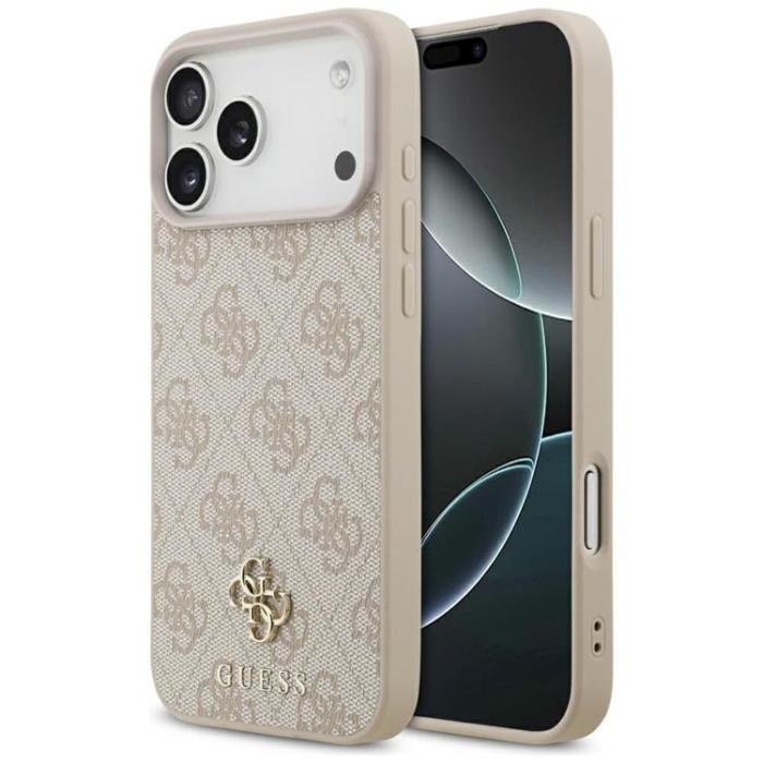 Guess - Guess iPhone 17 Pro Max Mobilskal MagSafe 4G Small Classic Logo - Rosa