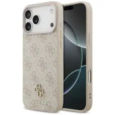 Guess - Guess iPhone 17 Pro Max Mobilskal MagSafe 4G Small Classic Logo - Rosa