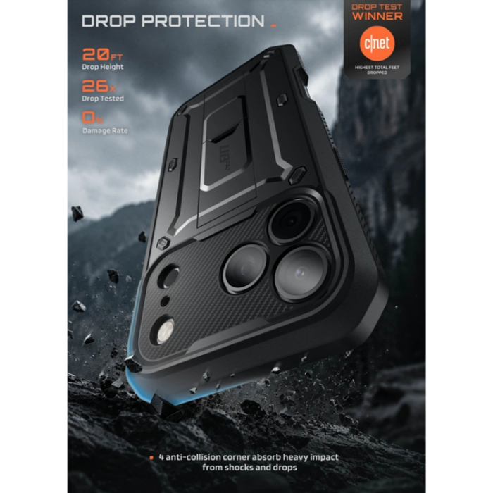 SupCase - Supcase Mobilskal För iPhone 18 Pro Max/17 Pro Max Unicorn Beetle Pro - Svart