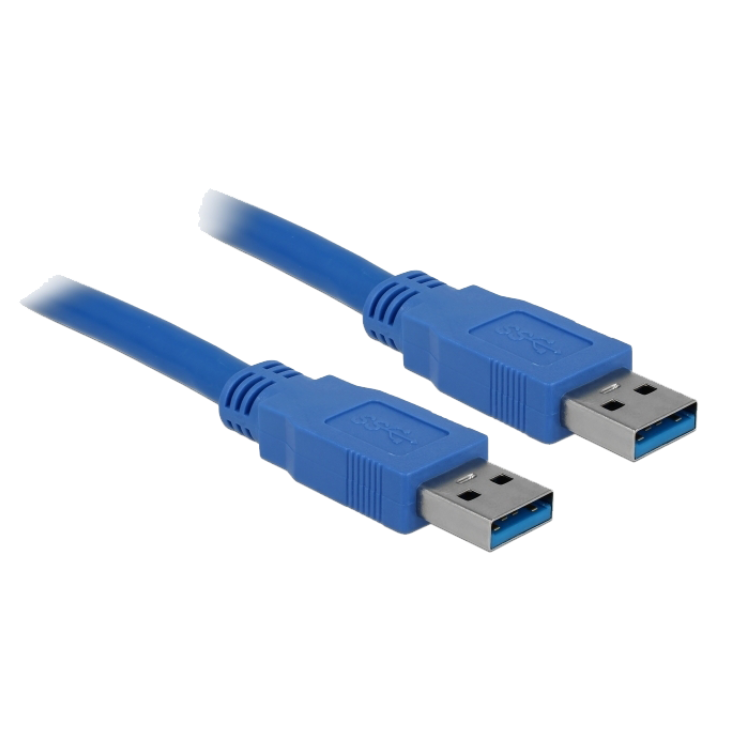 DeLock USB 3.0 Kabel Typ-A Hane Till Typ-A Hane 1.5 m - Blå | 3541 | AlltMobil