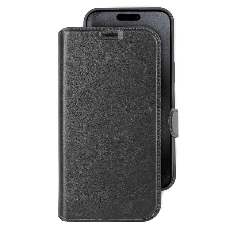 Celly iPhone 15 Pro Plånboksfodral 2-in-1 Slim - Svart | 2353 | AlltMobil