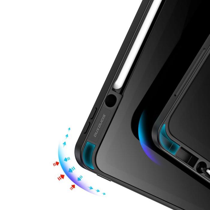 UTGATT1 - Dux Ducis iPad Pro 12.9 (2021/2020/2018) Fodral Magi Smart - Svart