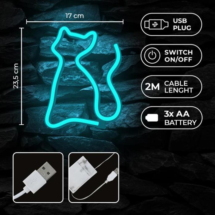 Neolia - Neolia Neon LED Light CAT NNE24 - Turkos