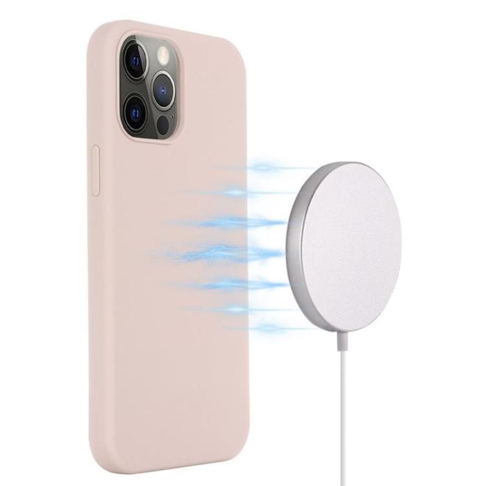 OEM - iPhone 14 Pro Skal Magsafe Silicone Ultra Slim - Rosa