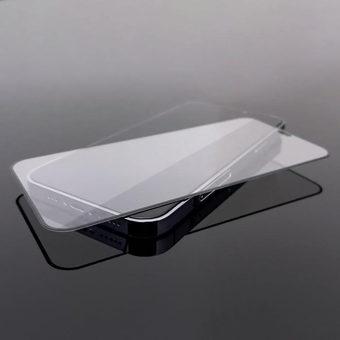 Wozinsky - Wozinsky iPhone 14 Pro Max Skärmskydd i Härdat Glas Full Glue - Svart