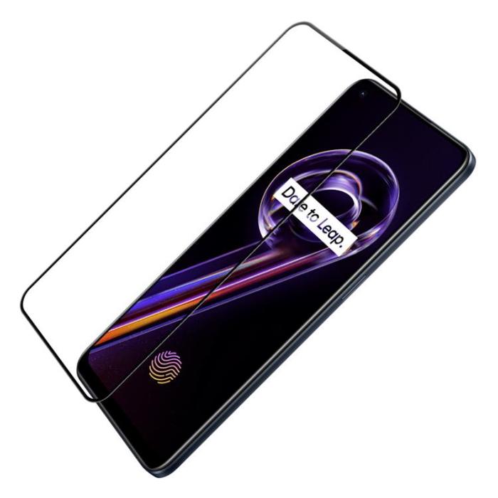Nillkin - Nillkin Realme 9 Pro Plus Härdat glas CP + PRO Ultra-Thin 0.2mm 9H - Svart