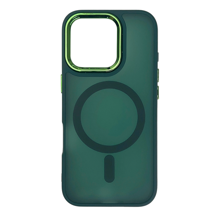 OEM - iPhone 16 Pro Mobilskal Magsafe Magnetic Collection - Mörkgrön