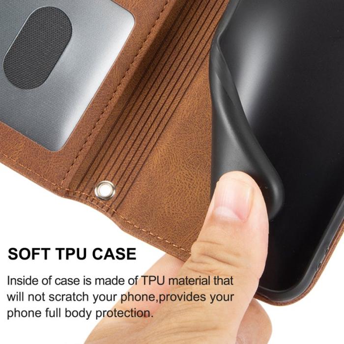 OEM - Samsung Galaxy S26 Ultra Fodral Konstläder Skin-Touch - Brun