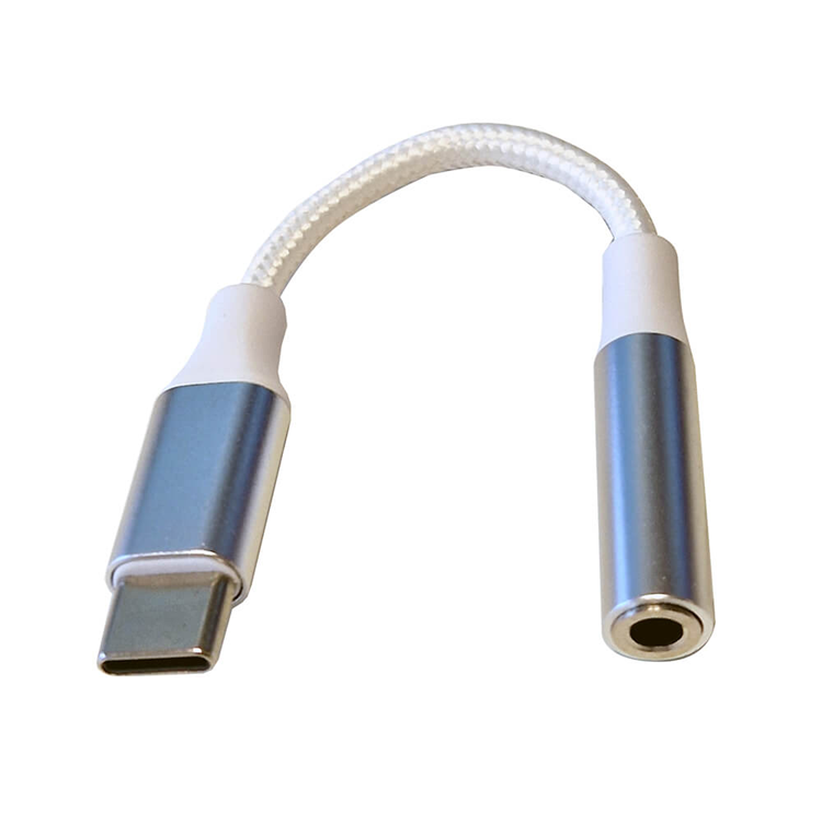 Gear Adapter USB-C Till 3.5mm Stereo - Svart | 7182 | AlltMobil