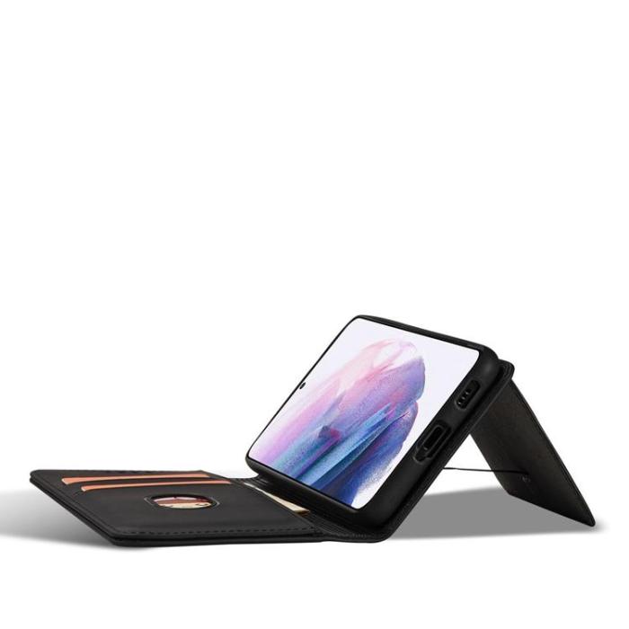 OEM - Galaxy S22 Plånboksfodral Magnet Stand - Svart