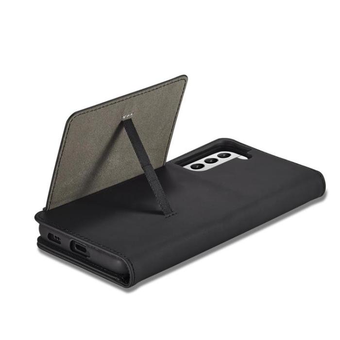 OEM - Galaxy S22 Plånboksfodral Magnet Stand - Svart