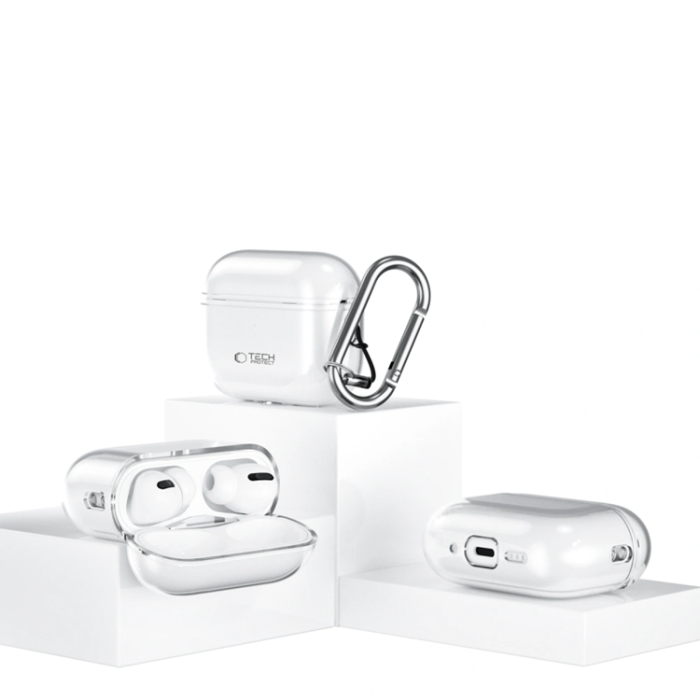 Tech-Protect - Tech-Protect Apple Airpods Pro 3 Skal Flexair - Clear