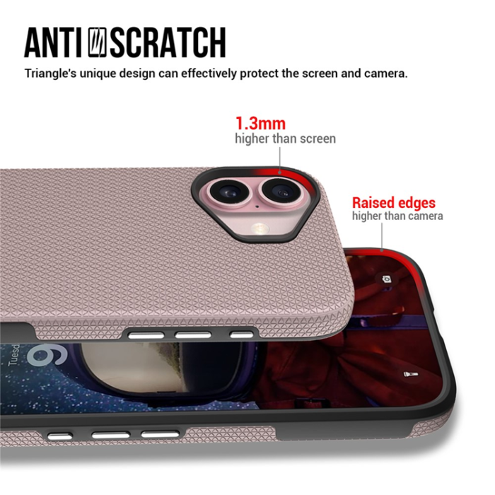 A-One Brand - iPhone 17 Mobilskal MagSafe Protective TPU+PC - Roséguld