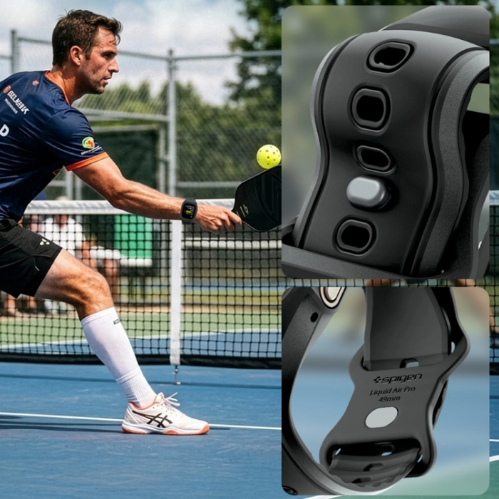 Spigen - Spigen Armband för Apple Watch Ultra 1/2/3 (49mm) Liquid Air Pro